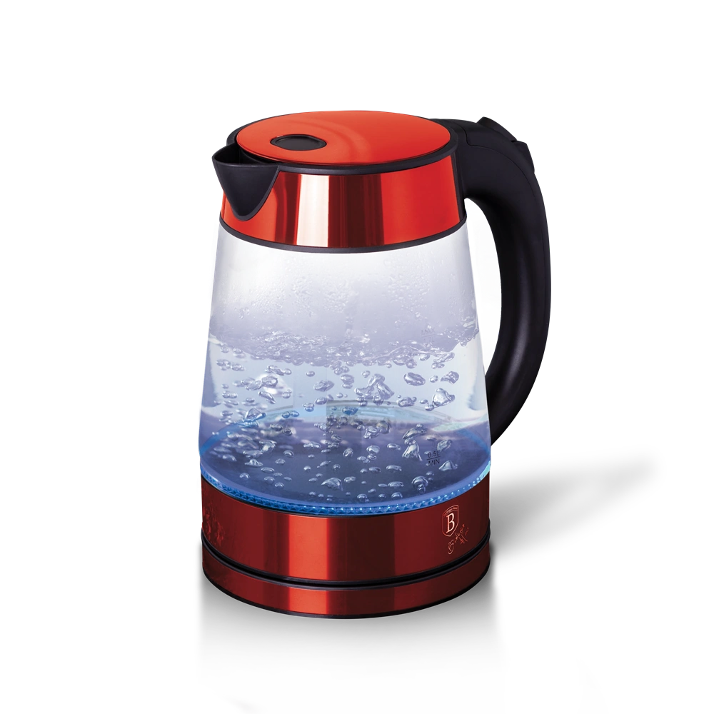 Berlinger Haus BH/9120 1,7L-es burgundy üveg vízforraló