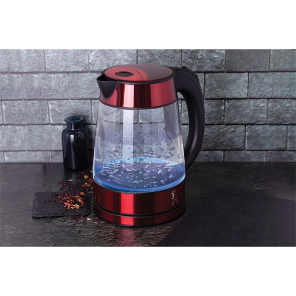 Berlinger Haus BH/9120 1,7L-es burgundy üveg vízforraló
