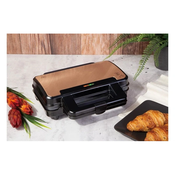 Berlinger Haus BH/9143 rózsaarany- fekete szendvicssütő