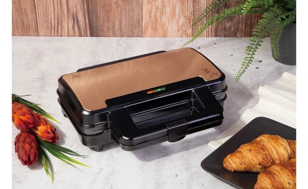 Berlinger Haus BH/9143 rózsaarany- fekete szendvicssütő
