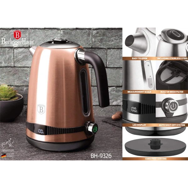 Berlinger Haus BH/9326 1,7L-es rose gold vízforraló