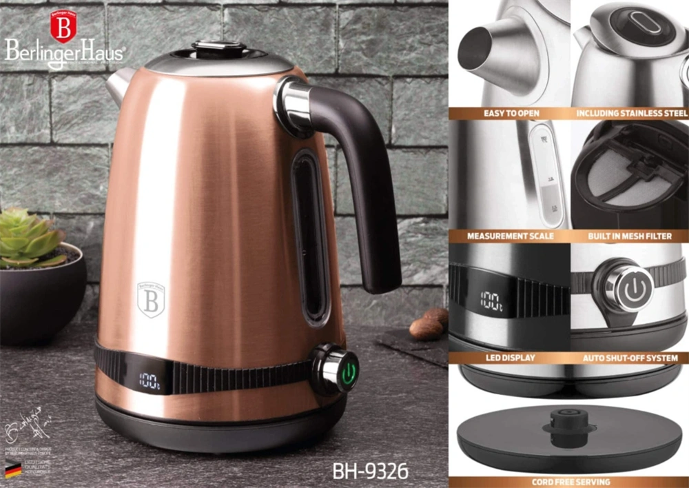 Berlinger Haus BH/9326 1,7L-es rose gold vízforraló