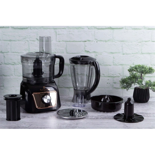 Berlinger Haus BH/9440  Black Rose Collection 500W, 1L+1,5L, fekete- rózsaarany konyhai robotgép