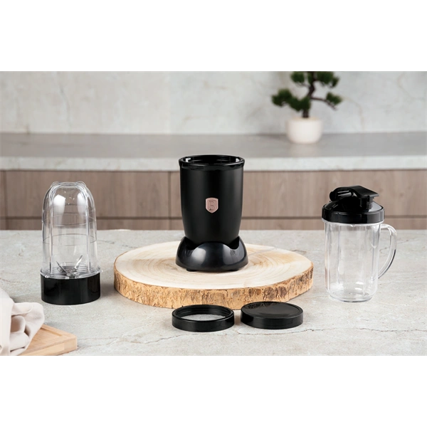 Berlinger Haus BH/9506 fekete- rózsaarany 6 részes többfunkciós turmixgép készlet