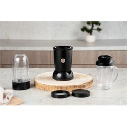 Berlinger Haus BH/9506 fekete- rózsaarany 6 részes többfunkciós turmixgép készlet