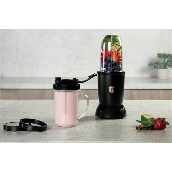 Berlinger Haus BH/9506 fekete- rózsaarany 6 részes többfunkciós turmixgép készlet