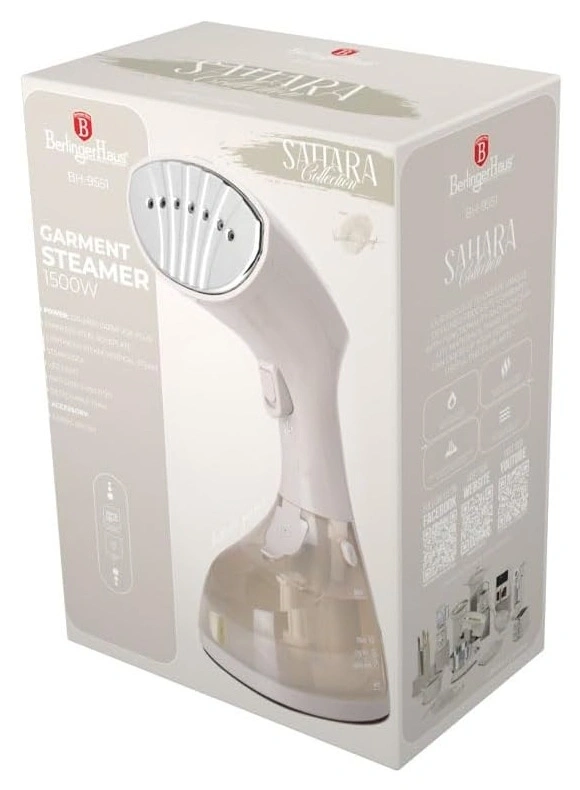 Berlinger Haus BH/9551 matt krémszínű ruhagőzölő