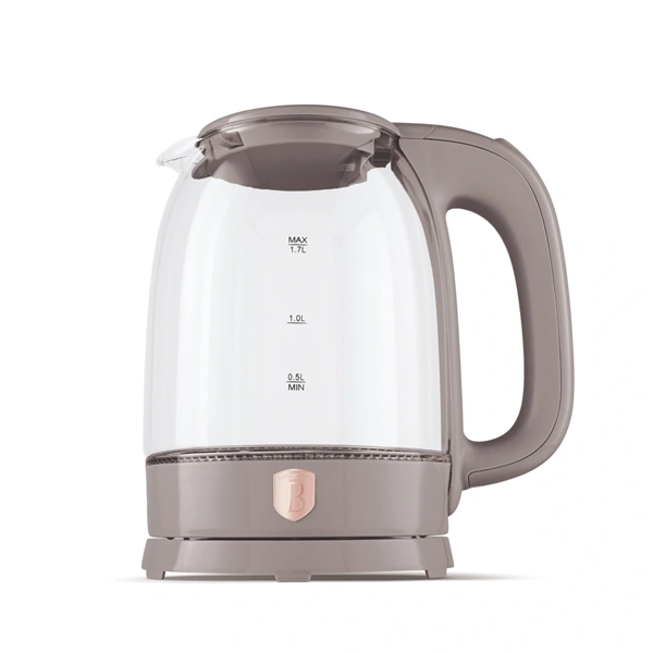 Berlinger Haus BH/9566 1,7 L-es matt taupe üveg vízforraló