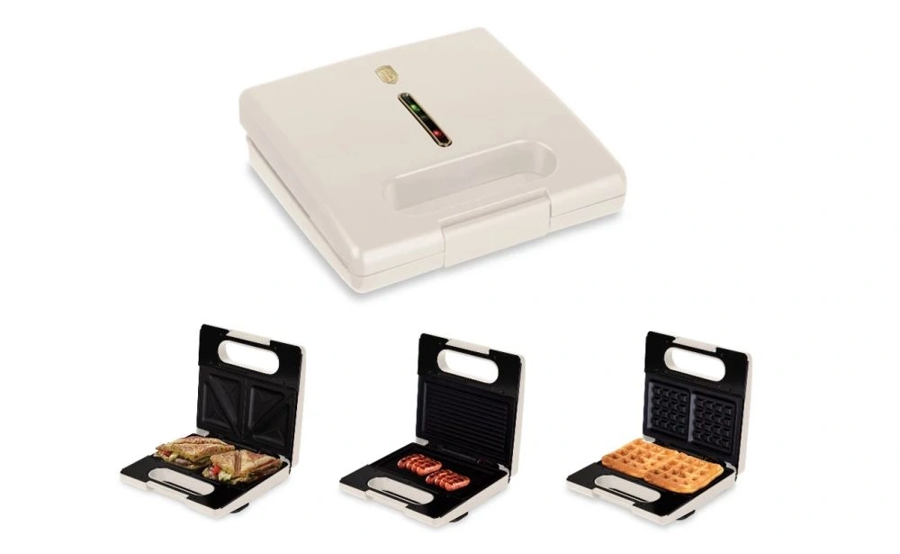 Berlinger Haus BH/9584 3in1 matt krémszínű gofri - grill - szendvicssütő
