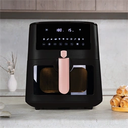 Berlinger Haus BH/9604 fekete- rózsaarany 8 L forrólevegős sütő