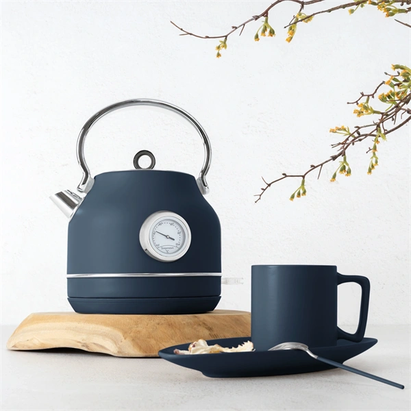 Berlinger Haus BH/9764 1,7L-es hőfok kijelzővel matt kék vízforraló