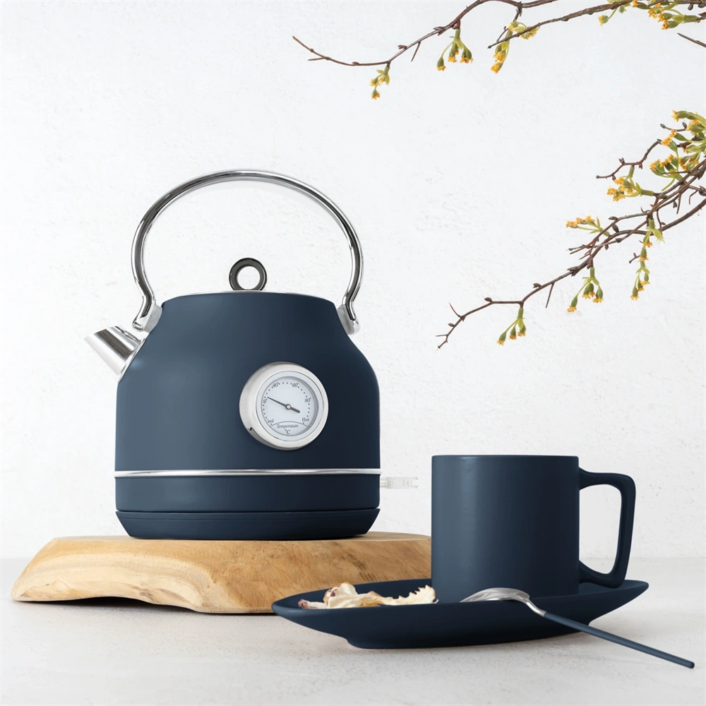 Berlinger Haus BH/9764 1,7L-es hőfok kijelzővel matt kék vízforraló