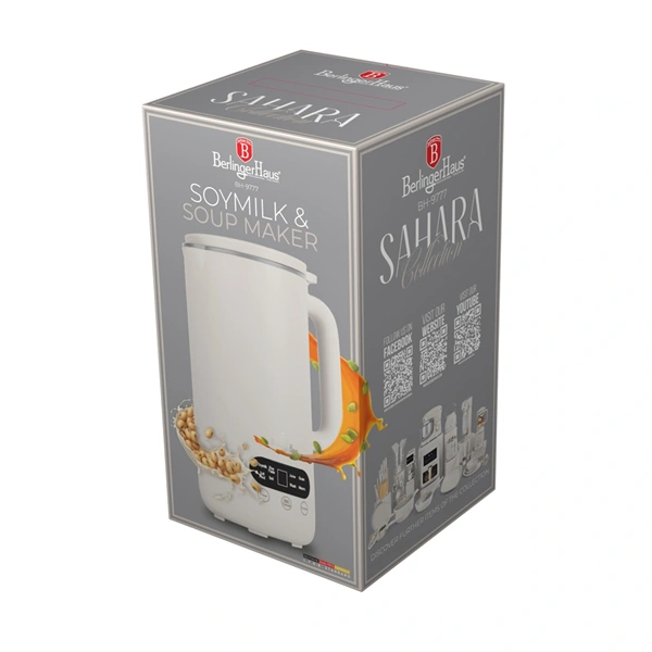 Berlinger Haus BH/9777 krémszín 1L szójatej és leves készítő