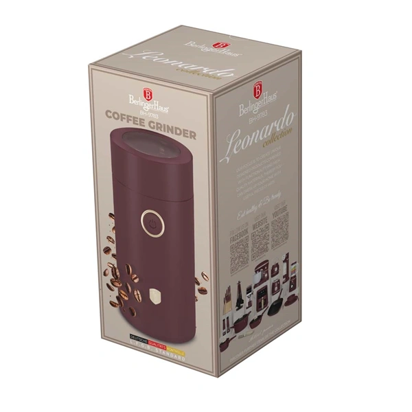 Berlinger Haus BH/9783 bordó elektromos kávédaráló