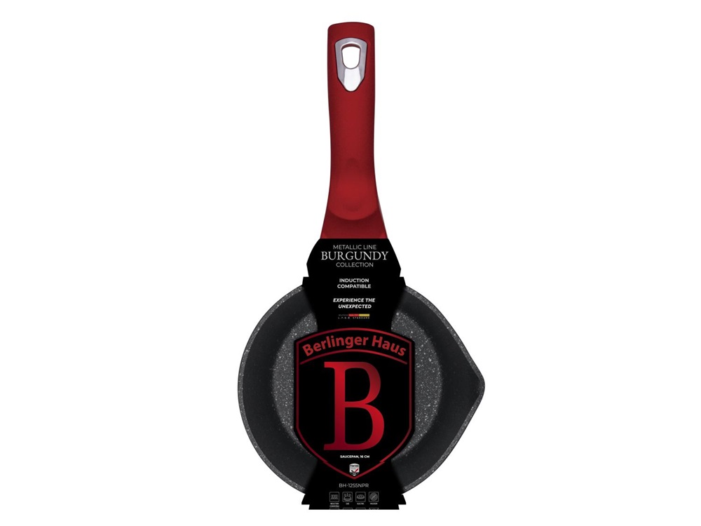 Berlinger Haus BH/1255NPR 1,2L Metallic Line Burgundy Edition 16 cm-es szószos edény