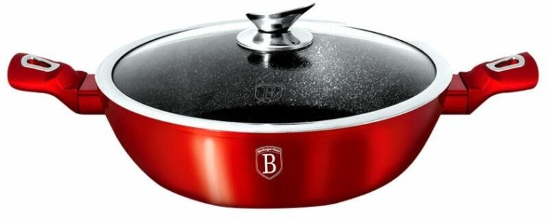 Berlinger Haus BH/1264N 4,9L 32 cm-es burgundi alacsony lábas