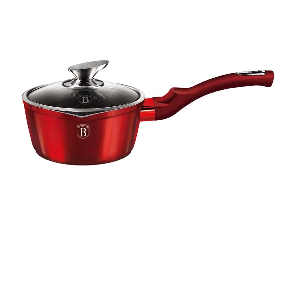 Berlinger Haus BH/1525N 16 cm Metallic Line Burgundy Edition edény szószos fedővel