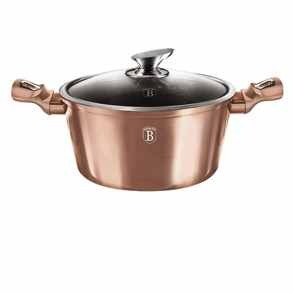 Berlinger Haus BH/6194 Metallic Line Rosegold Edition 30cm lábas fedővel