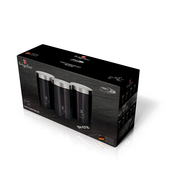 Berlinger Haus BH/6718 Carbon Pro Collection 3 részes tároló szett