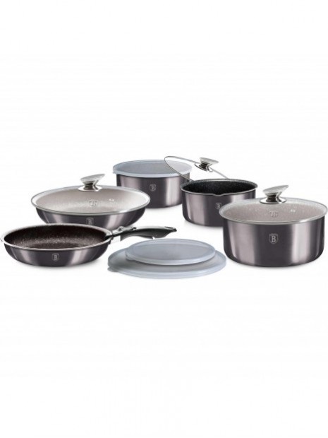 Berlinger Haus BH/6910 Metallic Line Carbon Pro Edition 12 részes edénykészlet