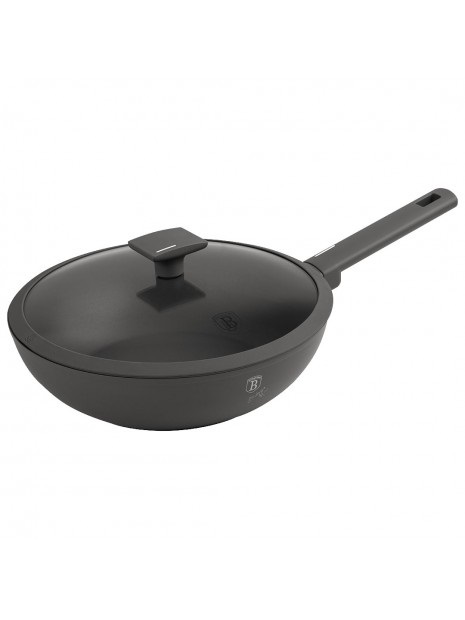 Berlinger Haus BH/8124 Antracit Collection 28 cm wok serpenyő fedővel