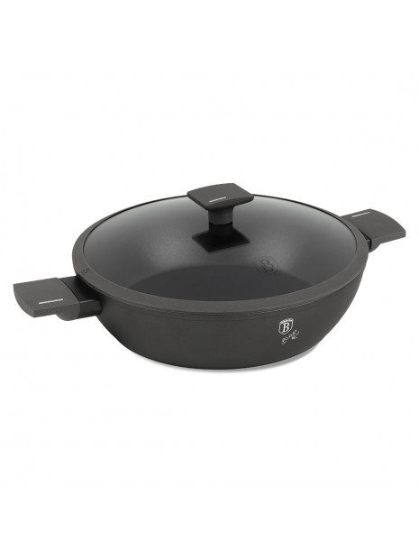 Berlinger Haus BH/8129 4,2L Antracit Collection 30 cm fedővel alacsony lábas