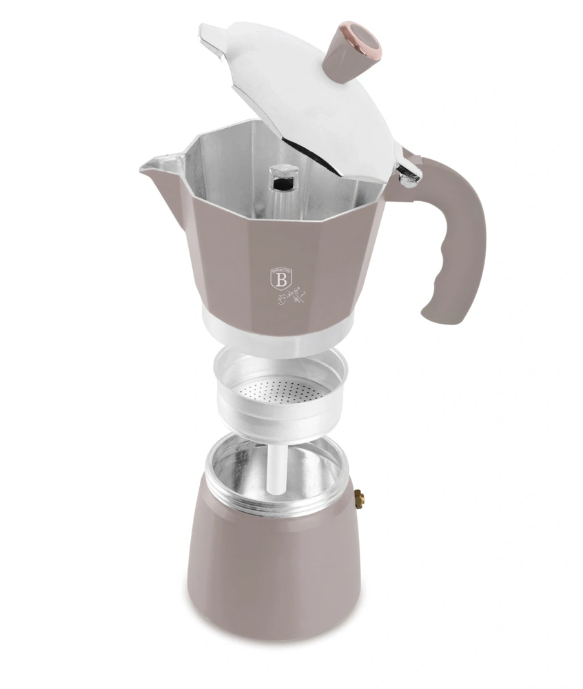 Berlinger Haus BH/8569 matt taupe 6 személyes kotyogós kávéfőző