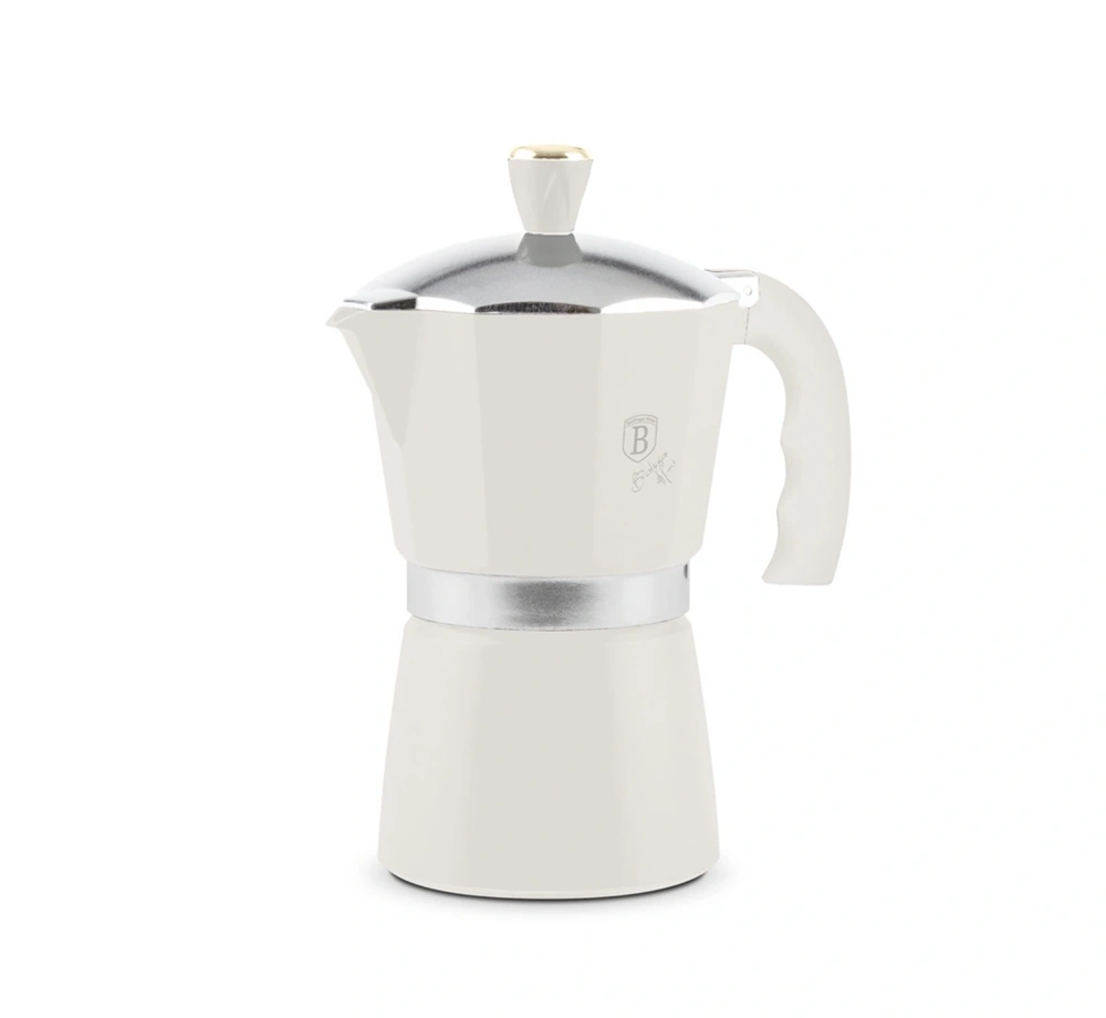 Berlinger Haus BH/8571 matt krémszínű 3 személyes kotyogós kávéfőző