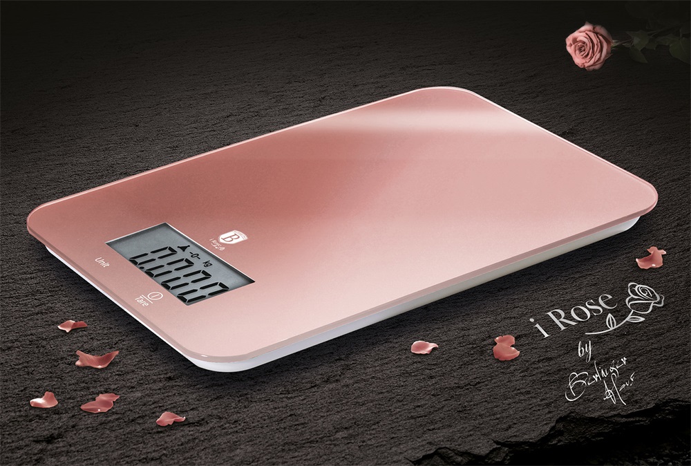 Berlinger Haus BH/9110 5 kg kapacitású, pink konyhai mérleg