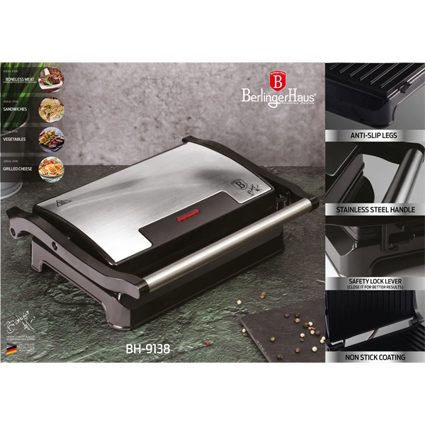 Berlinger Haus BH/9138 asztali kontakt grill