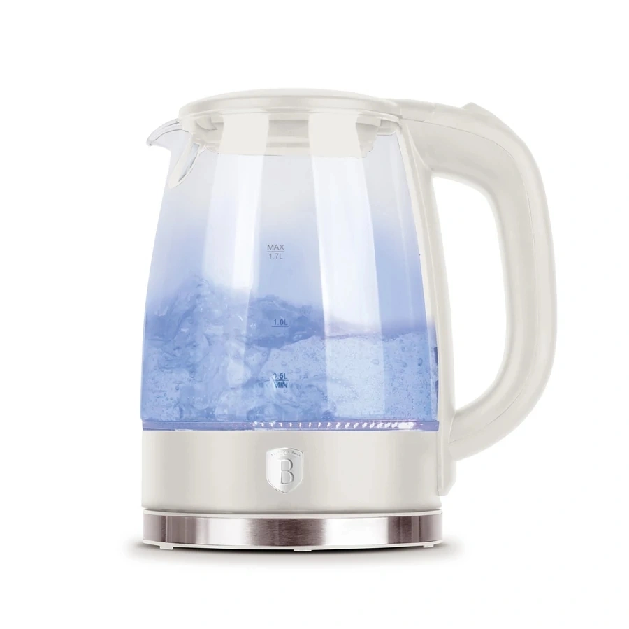 Berlinger Haus BH/9322 üveg 1,7 L-es  matt krém vízforraló