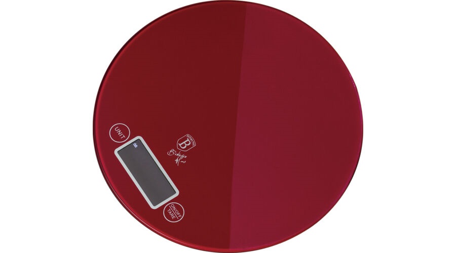 Berlinger Haus BH/9426 burgundi 5 kg kapacitású konyhai mérleg