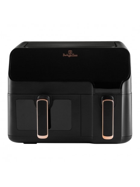 Berlinger Haus BH/9467 5,5L+3,5L fekete- rose gold dupla forrólevegős sütő