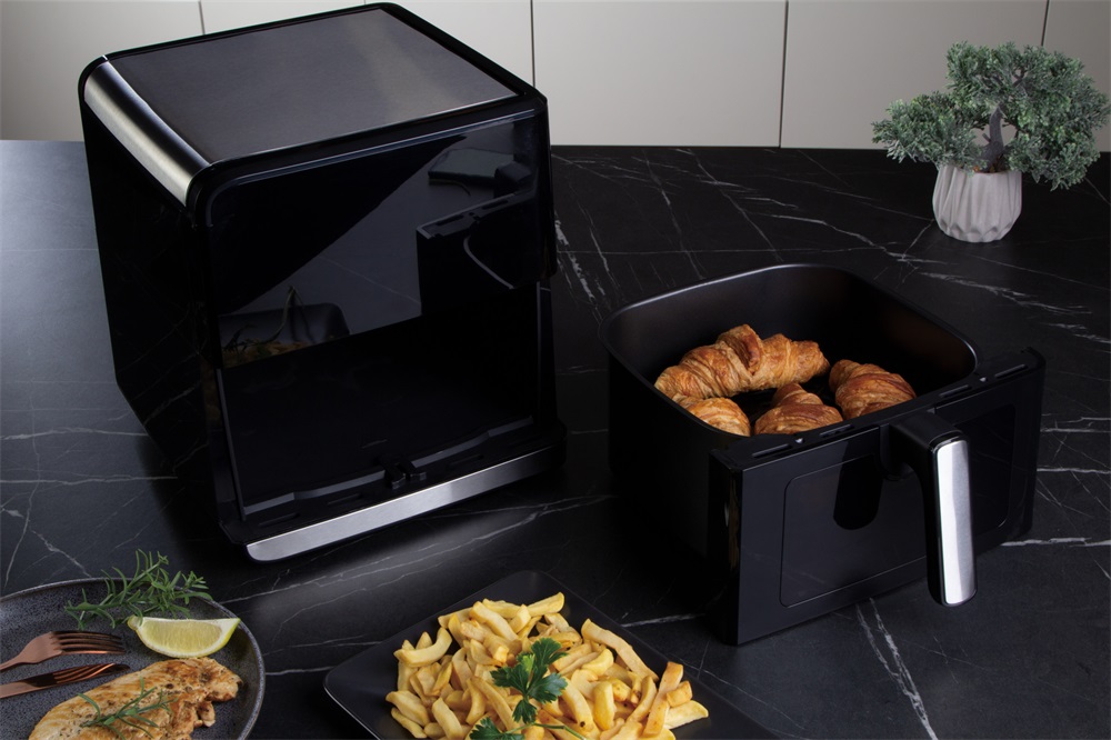 Berlinger Haus BH/9470 7,5 L fekete- ezüst forrólevegős sütő