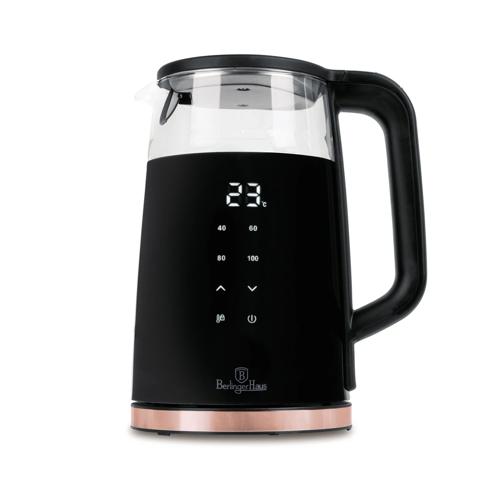 Berlinger Haus BH/9477 1,7L-es rose gold- fekete digitális vízforraló