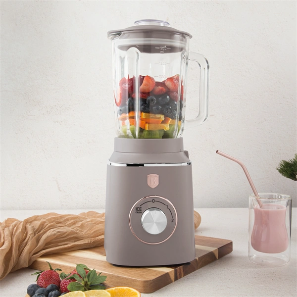 Berlinger Haus BH/9496 1,5 L-es edzett üveg matt taupe turmixgép