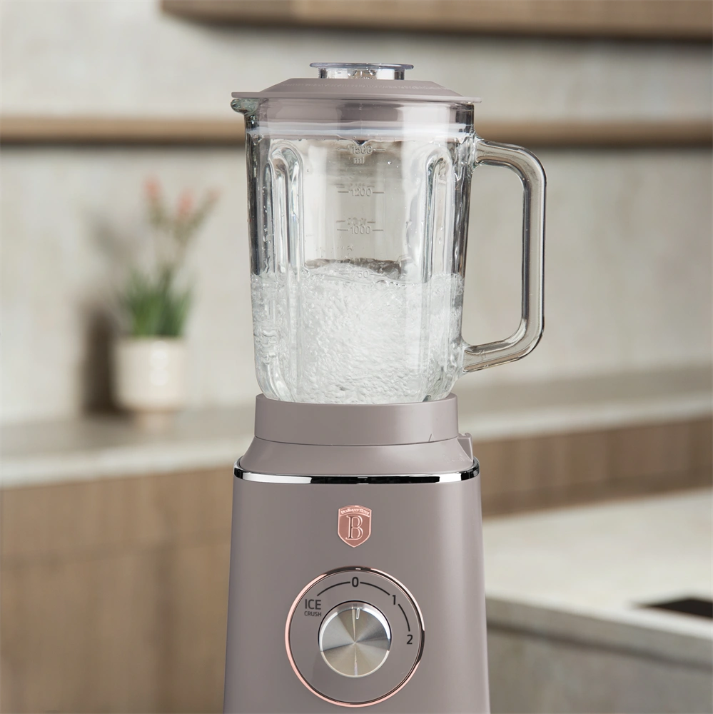 Berlinger Haus BH/9496 1,5 L-es edzett üveg matt taupe turmixgép