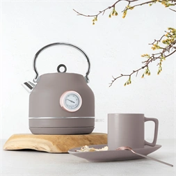 Berlinger Haus BH/9514 1,7L-es hőfok kijelzővel matt taupe vízforraló