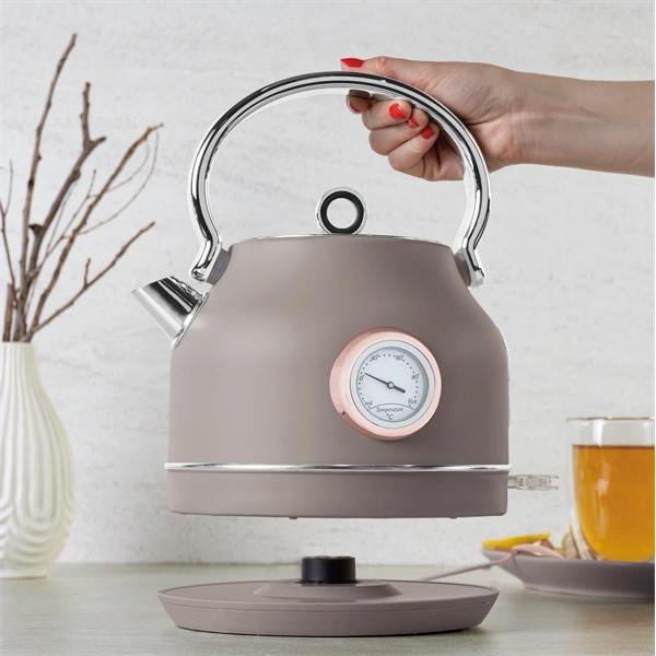 Berlinger Haus BH/9514 1,7L-es hőfok kijelzővel matt taupe vízforraló