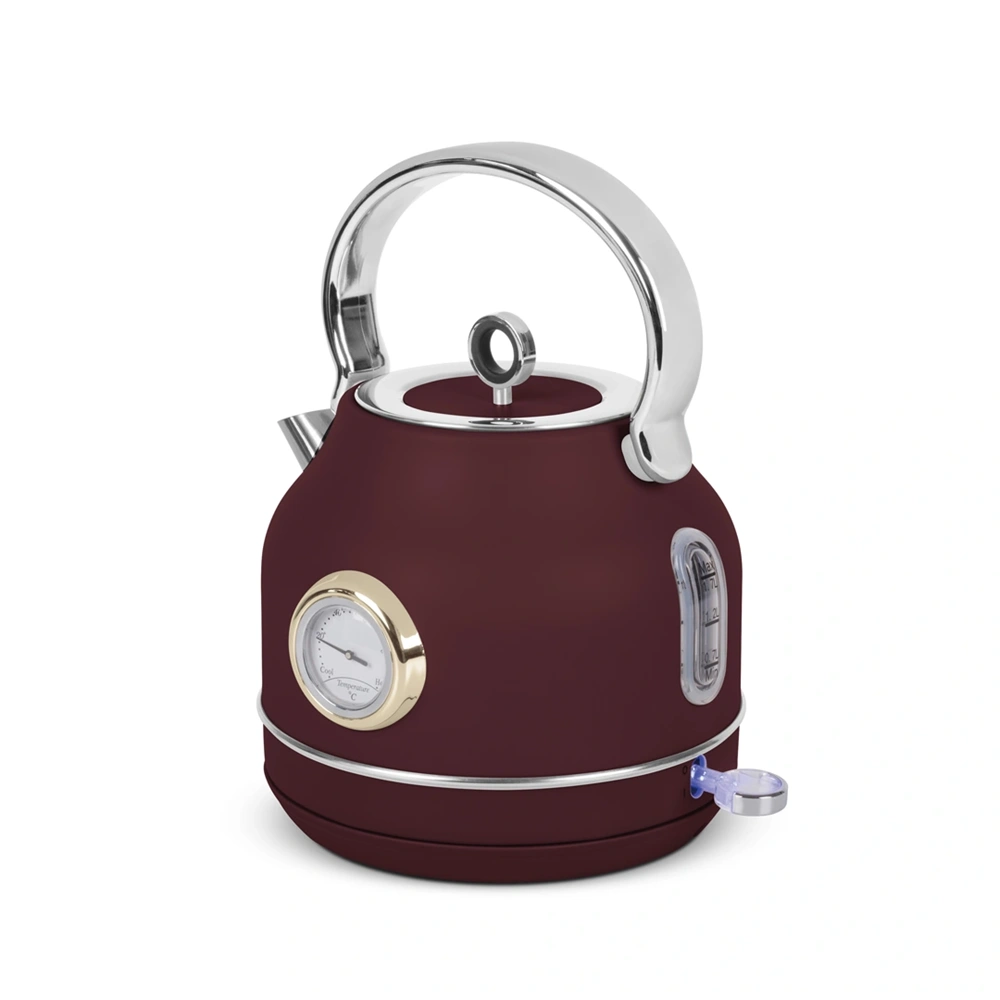 Berlinger Haus BH/9516 1,7L-es hőfok kijelzővel matt bordó vízforraló