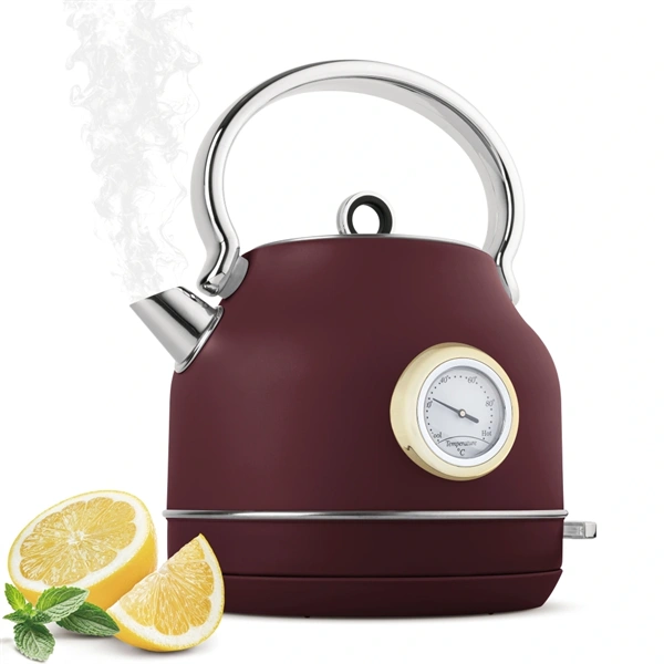 Berlinger Haus BH/9516 1,7L-es hőfok kijelzővel matt bordó vízforraló