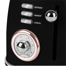 Berlinger Haus BH/9517 fekete- rose gold 2 szeletes kenyérpirító