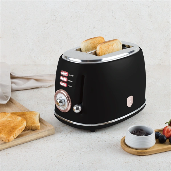 Berlinger Haus BH/9517 fekete- rose gold 2 szeletes kenyérpirító