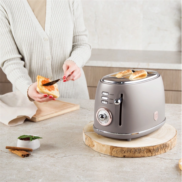 Berlinger Haus BH/9518 matt taupe 2 szeletes kenyérpirító