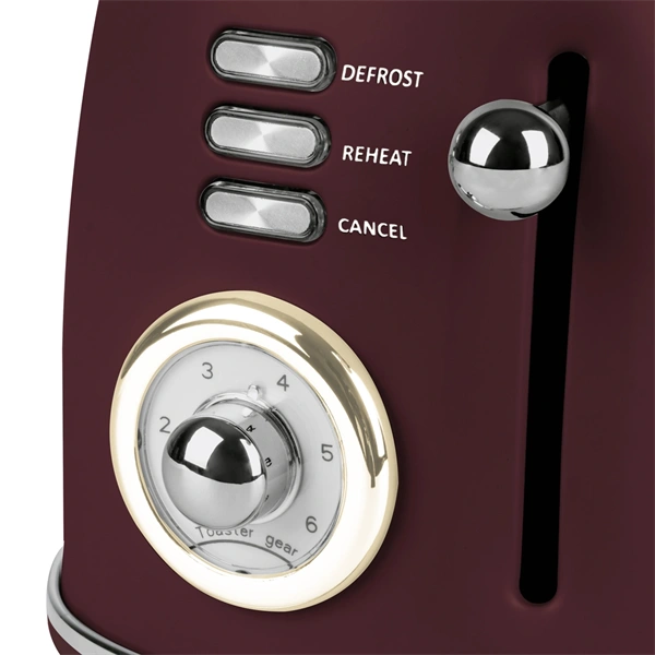 Berlinger Haus BH/9520 matt bordó 2 szeletes kenyérpirító