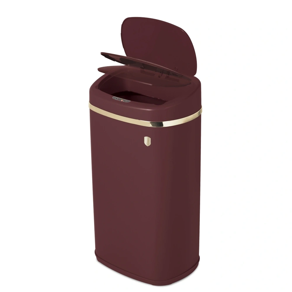 Berlinger Haus BH/9524 matt bordó 58 L-es szenzor érzékelős szemetes