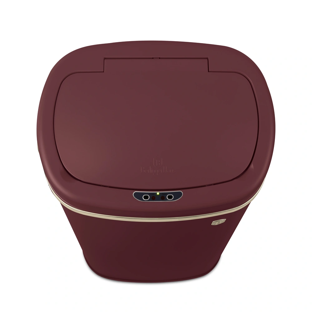 Berlinger Haus BH/9524 matt bordó 58 L-es szenzor érzékelős szemetes