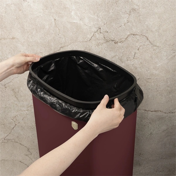 Berlinger Haus BH/9524 matt bordó 58 L-es szenzor érzékelős szemetes