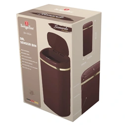 Berlinger Haus BH/9524 matt bordó 58 L-es szenzor érzékelős szemetes