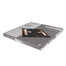 Berlinger Haus BH/9528 180 kg kapacitású fekete- rose gold testzsíranalizáló üveg személymérleg